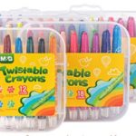 Crayon à cire torsadé