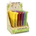 Stylo Gel effaçable  C-Bleu giraffe