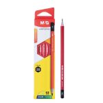 Crayon Hex. en  poteau rouge 2B