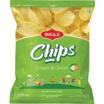 BIKAJI POTATO CHIPS CREAM N ONION-40G