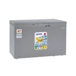 Congélateur 1 porte 400L A+ Inverter avec lumière Blanc/Gris VISTA