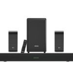 Barre de son 5.1 avec subwoofer filaire 250W  Bluetooth, HDMI, USB VISTA