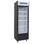 Vitrine réfrigérée 280L 1 porte Noir/Gris VISTA
