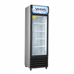 Vitrine réfrigérée 400L 1 porte Blanc/Noir VISTA
