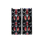 Baffle amplifié double 12" Bluetooth Noir VISTA