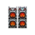 Baffle amplifié double 12" Bluetooth Noir/Gris VISTA