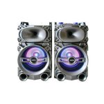 Baffle amplifié simple 12" Bluetooth 84W 12000W PMPO Noir/Gris VISTA