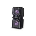 Baffle amplifiée double 6.5" rechargeable Bluetooth LED VISTA