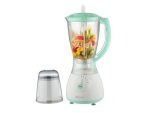 Mixeur 2 en 1  Bocal incassable 1.5L 4 vitesses + Pulse 300W Bleu/Vert VISTA