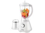 Mixeur 2 en 1  Bocal incassable 1.5L 4 vitesses + Pulse 300W Blanc/Noir VISTA – Image 2