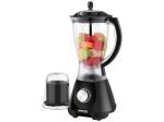 Mixeur 2 en 1  Bocal incassable 1.5L 4 vitesses + Pulse 300W Blanc/Noir VISTA