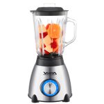 Mixeur inox  Bocal en verre 1.5L 5 vitesses + Pulse broyage glace 450W VISTA