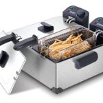 Friteuse en inox 3L double bacs VISTA