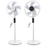 Ventilateur sur pied 16" avec télécommande 5 pales minuterie 9h VISTA