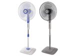 Ventilateur sur pied 16" 3 pales pied carré Bleu/Gris VISTA