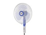 Ventilateur sur pied 16" 3 pales pied carré Bleu/Gris VISTA – Image 2