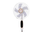 Ventilateur sur pied 16" avec minuterie et télécommande  Panneau tactile Gris/Doré VISTA – Image 2