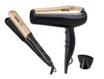 Set beauté : Sèche-cheveux 2200W + Lisseur céramique 30mm 45W VISTA