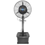 Ventilateur brumisateur 26"  Réservoir 46L 3 vitesses Noir VISTA