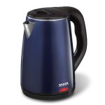 Bouilloire inox/plastique colorée 1.8L  Bleu/Blanc/Rouge/Noir VISTA