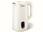 Bouilloire colorée inox/plastique 3L  Noir/Ivoire VISTA