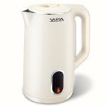 Bouilloire colorée inox/plastique 3L  Noir/Ivoire VISTA