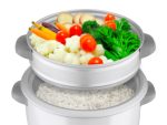 Rice cooker 1L couvercle inox Rouge/Gris VISTA – Image 3