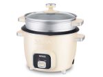 Rice cooker 1.8L couvercle en verre Ivoire/Bleu VISTA – Image 2