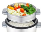 Rice cooker 1.8L couvercle en verre Ivoire/Bleu VISTA – Image 3