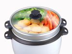 Rice cooker 1.8L couvercle en verre Blanc VISTA – Image 2