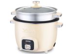 Rice cooker 3L couvercle en verre Ivoire/Bleu VISTA