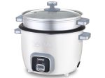 Rice cooker 3L couvercle en verre Ivoire/Bleu VISTA – Image 2