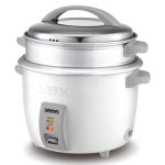Rice cooker 3L couvercle inox Rouge/Gris VISTA