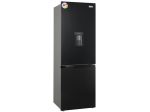 Réfrigérateur combiné avec distributeur d'eau A+ 380L avec lumière  Porte verre noir VISTA