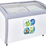 Congélateur vitré incurvé 400L Blanc VISTA