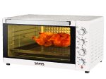 Four électrique 150L convection rôtisserie fermentation Blanc/Noir VISTA – Image 2