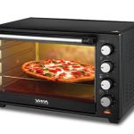 Four électrique 48L convection rôtisserie 2000W Noir/Blanc VISTA