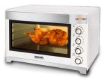 Four électrique 80L convection rôtisserie Blanc/Noir VISTA – Image 2