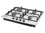 Table de cuisson encastrable 4 feux en inox VISTA