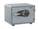 Coffre-fort numérique double sécurité Fireproof 1h 35cm Gris VISTA