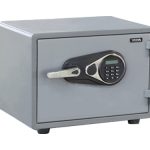 Coffre-fort numérique double sécurité Fireproof 1h 35cm Gris VISTA