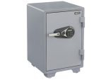Coffre-fort numérique double sécurité Fireproof 1h 70cm Gris VISTA
