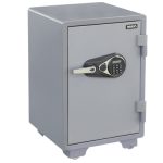 Coffre-fort numérique double sécurité Fireproof 1h 70cm Gris VISTA