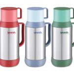 Thermos simple tasse 1L inox couleur Rouge/Vert/Violet VISTA