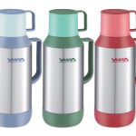 Thermos simple tasse 1.8L inox couleur Rouge/Vert/Violet VISTA