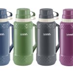 Thermos double tasse 1.8L Bleu/Vert/Magenta/Gris VISTA