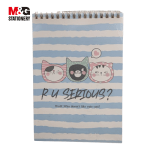 Bloc note A5 60 feuilles spirale Ligne