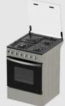 MIDEA GAS COOKER 4 BURNER SILVER 50TMG4G082-S